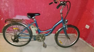 Bicicleta Eléctrica Azul