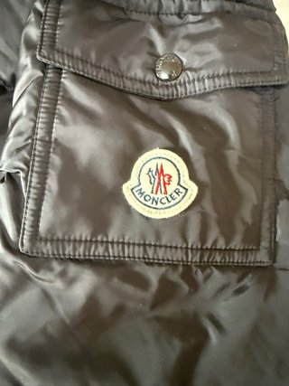 Chaqueta Moncler Negra Plumas