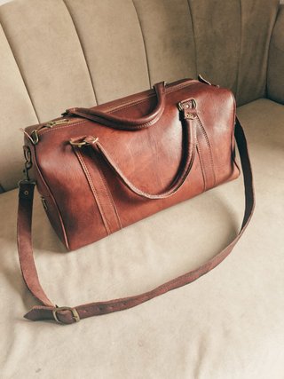 Bolso de Viaje de Piel