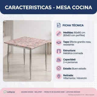 Mesa Cocina Granito 35€