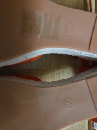 Sandalias de esparto rojas