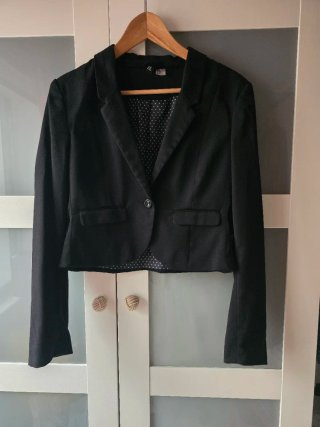 Blazer corto H&M negro