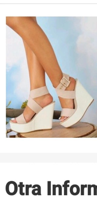 Sandalias de Plataforma Nuevas Talla 35