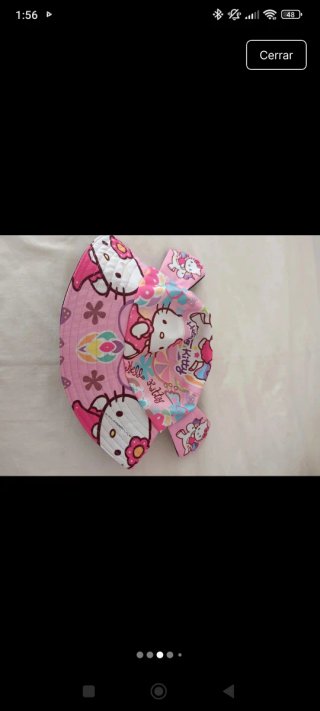 Gorro Hello Kitty Niña Rosa