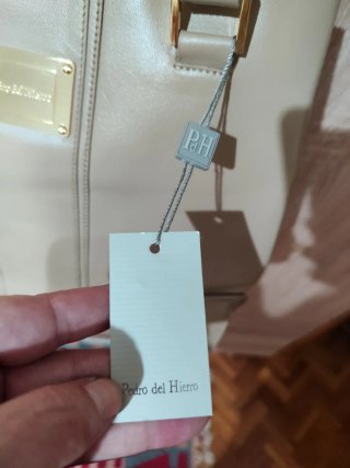 Bolso Pedro del Hierro Beige y Dorado