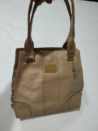 Bolso Pedro del Hierro Beige y Dorado