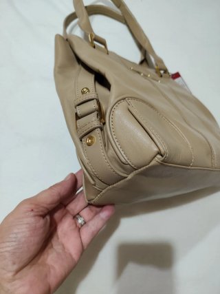 Bolso Pedro del Hierro Beige y Dorado