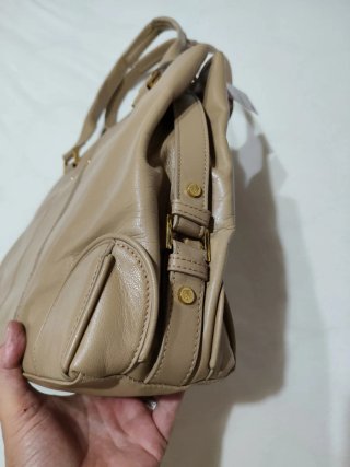 Bolso Pedro del Hierro Beige y Dorado