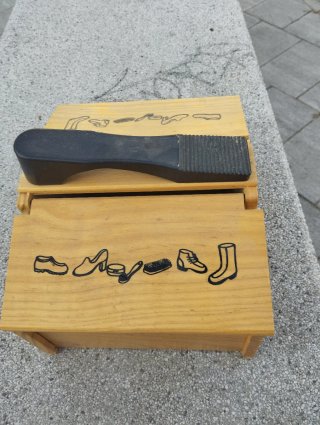 Caja de madera para calzado