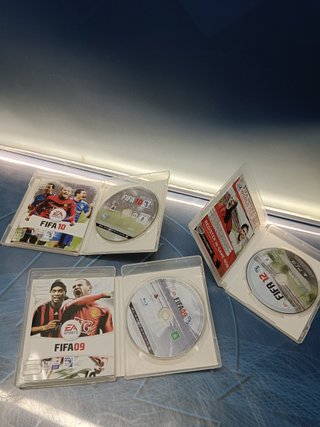 3 videojuegos FIFA 09 + FIFA 10 + FIFA 12 PS3 - PlayStation 3