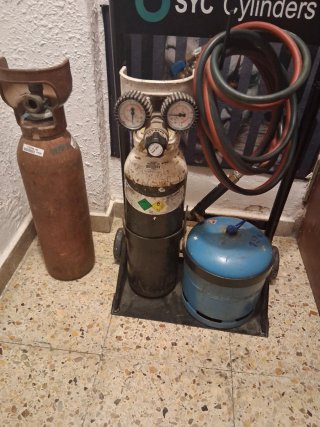 Equipo soldadura oxiacetileno y propano