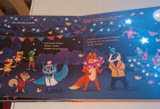 Libro infantil, tiene luces