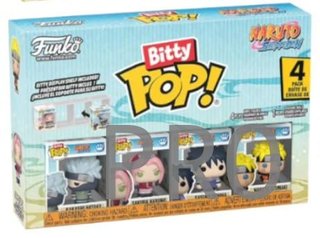 Funko Bitty Pop! Pack 4 Figuras Naruto Shippuden Series 4 CHASE