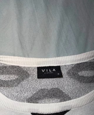 Jersey Vila Clothes blanco estampado