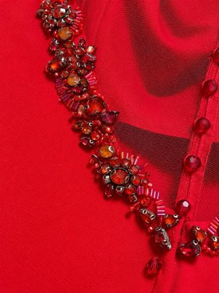 Vestido Rojo Talla 40