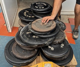 Lote de Discos de Pesas +500kg