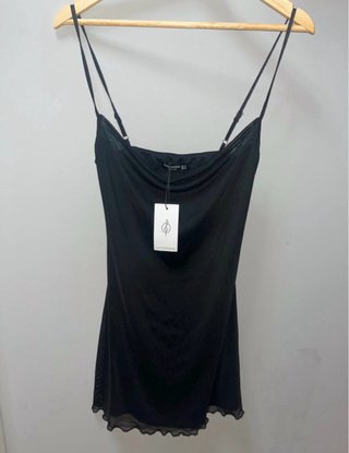Vestido negro tirantes Stradivarius Talla S