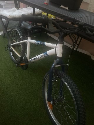Bicicleta Rockrider ST 100 Blanca