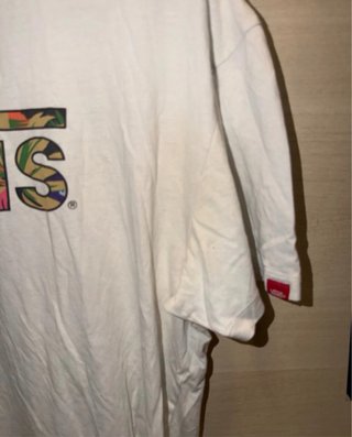 Camiseta Vans Blanca Estampada Talla XL