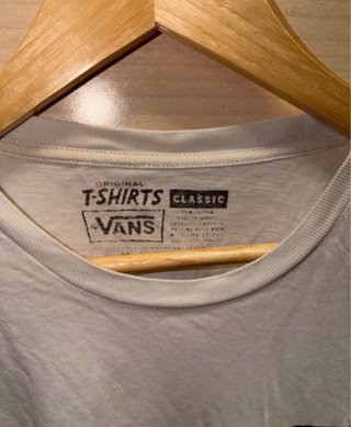 Camiseta Vans Blanca Estampada Talla XL