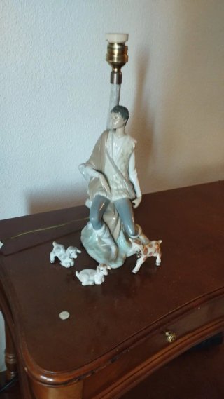 Lámpara Lladró Pastor y Corderos