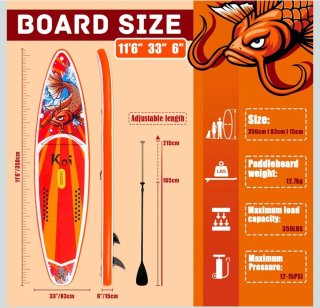 Tabla Paddle Surf Koi nueva a estrenar en caja