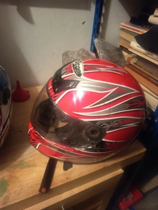 Casco de Moto Nitro Rojo