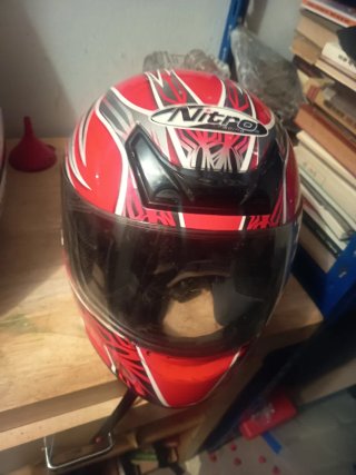 Casco de Moto Nitro Rojo