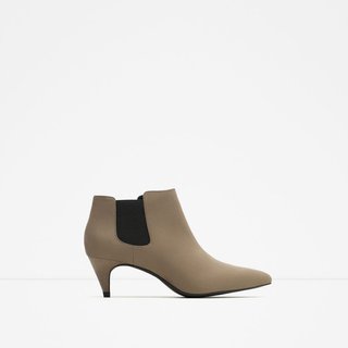 Botines Zara Tacon Bajo