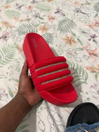 Sandalias DIZWE Rojas con Pedrería