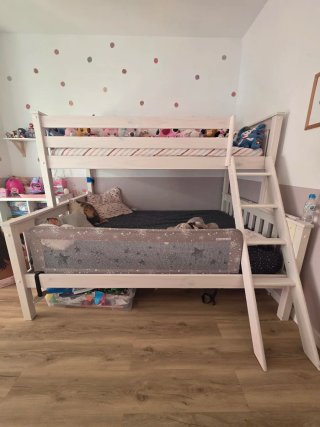 Litera de Madera 90/135+ colchón cecotec incluido