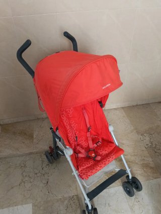 Carrito de paseo Maclaren naranja