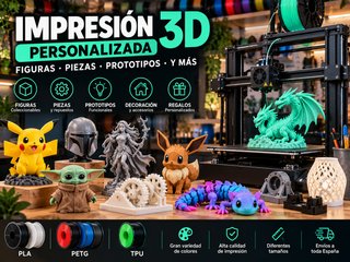 Impresión 3D personalizada | Figuras y piezas