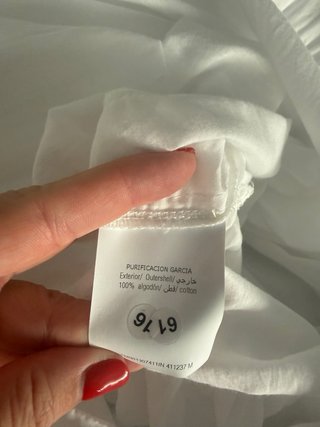 Vestido blanco Purificación García