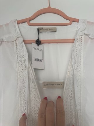 Vestido blanco Purificación García