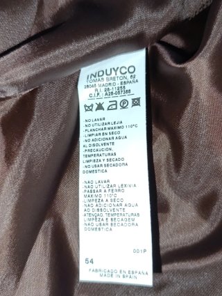 Chaqueta El Corte Inglés Talla 54