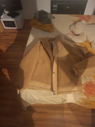 Cazadora pelito hombre talla M color camel