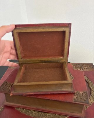 Set de 3 Cajas Decorativas Estilo Libro