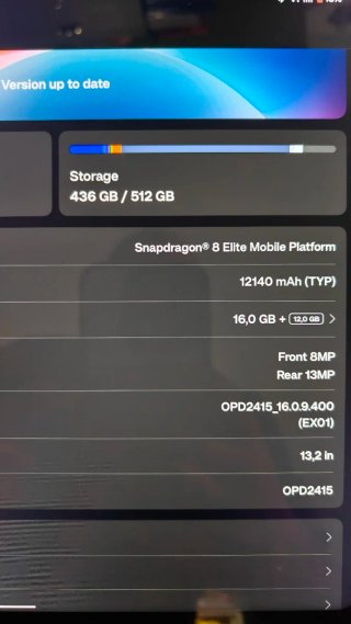 OnePlus Pad 3 16GB 512GB