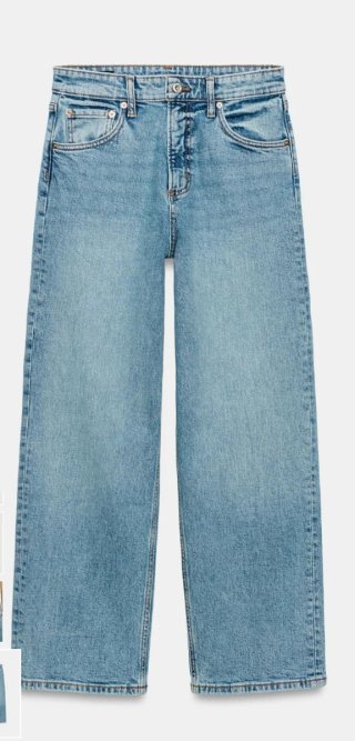 Pantalón Vaquero Straight Zara.