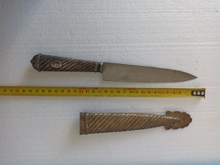Cuchillo plata alemana JU-CA  escucho ofertas
