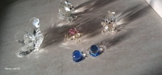 Lotto di miniature vintage in cristallo