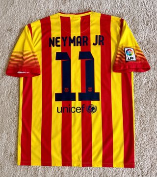 FCB 2013/14 Talla M. NEYMAR JR ORIGINAL PERFECTA