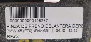 PINZA DE FRENO DELANTERA DERECHA BMW X5 (E70) xDrive35i
