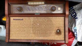 Radio Antigua Philips de Madera