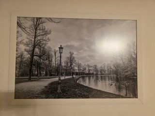 Stampa poster foto paesaggio bianco nero