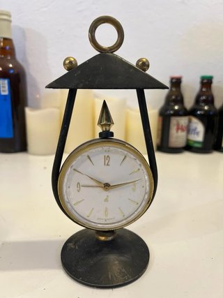 Vecchia sveglia da tavolo Jaz anni 50 vintage