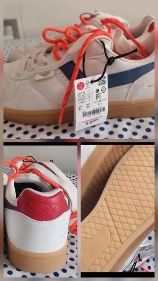 Zapatillas Pony Blancas Talla 37,unisex