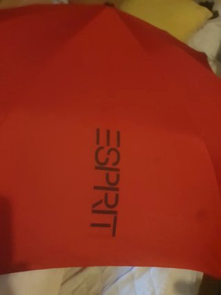 Paraguas Esprit rojo plegable
