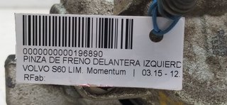 PINZA DE FRENO DELANTERA IZQUIERDA VOLVO S60 LIM. Momentum